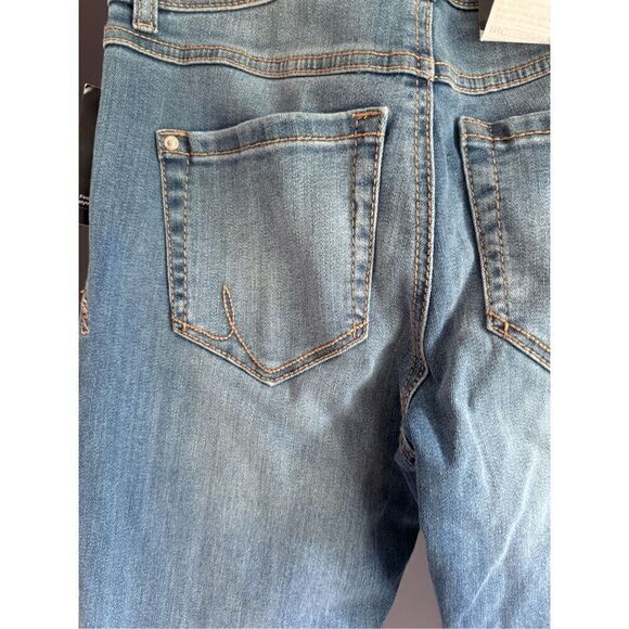 International concepts denim mid was mid rise skinny fit stretch jeans sz 2 - Picture 6 of 7